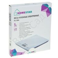 Весы  кухонные электронные Homestar 3006 плоские, до 5кг НОВИНКА