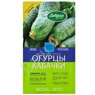 Удобрение открытого грунта Добрая Сила "Огурцы-Кабачки", пакет, 0,9 кг